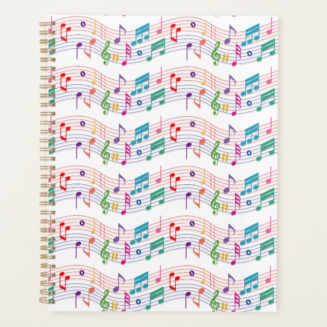 Planificateur de notes musicales (Devant)