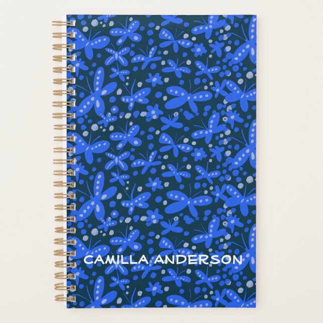 Planificateur de papillons bleus (Devant)