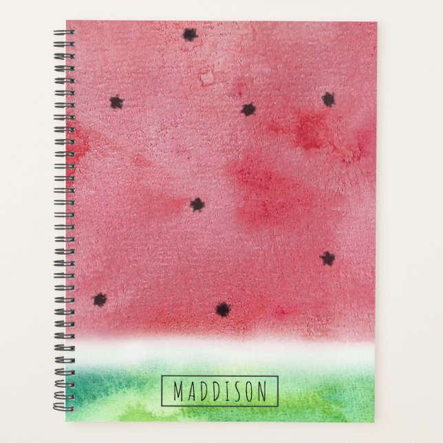 Planificateur de pastèque, journal de pastèque (Devant)
