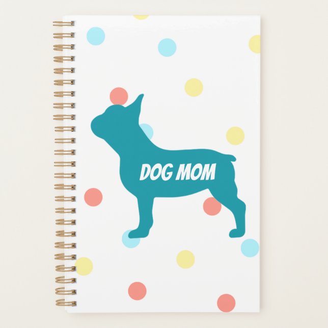 Planificateur de points Polka Bulldog français (Devant)