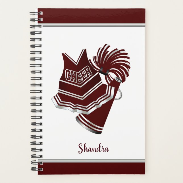 Planificateur de Pom-pom girl Maroon (Devant)
