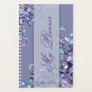 Planificateur de printemps bleu lavande lilas
