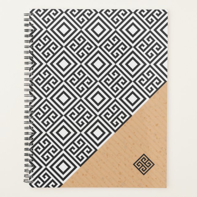 Planificateur de style géométrique moderne (Devant)