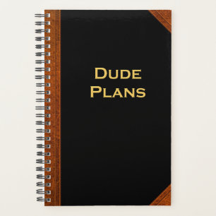 Planificateur De Style vintage Pour Hommes Plans D