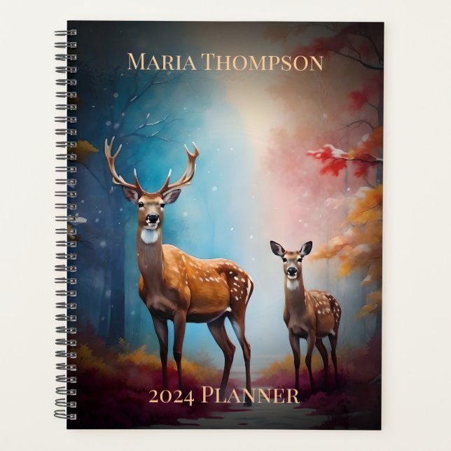 Planificateur de texte personnalisé animal nature (Devant)