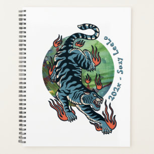 Planificateur de tigre bleu