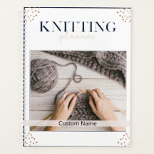 Planificateur de Tricot rose Gold