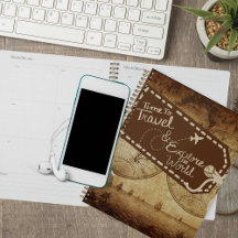 Planificateur de voyage et Journal avec conception