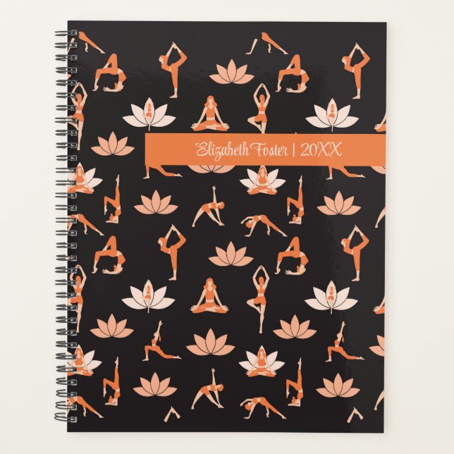 Planificateur de yoga personnalisé avec Lotus Desi (Devant)