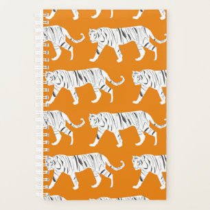 Planificateur d'impression de tigre orange