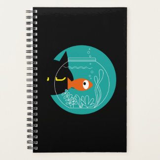 Planificateur Drôle Chat & Poisson – Kuro Catto +