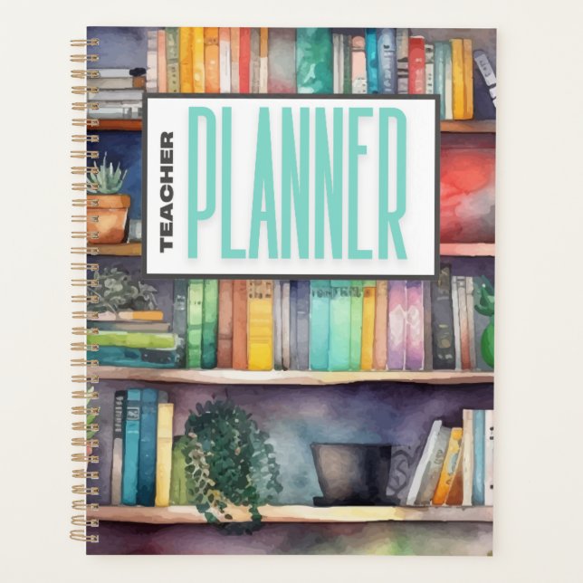 Planificateur enseignant - Bibliothèque (Devant)