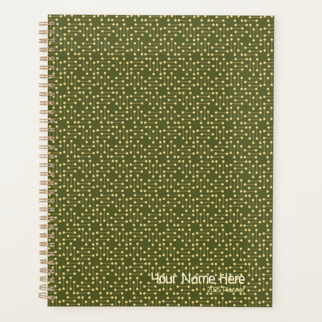 Planificateur et calendrier non datés Retro Design (Devant)