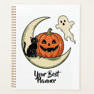 Planificateur fantaisiste d'Halloween Citrouille &