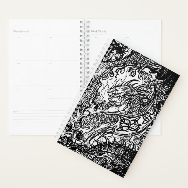 Planificateur Fierce Dragon (Devant avec enveloppe)