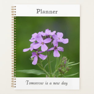 Planificateur floral lilas