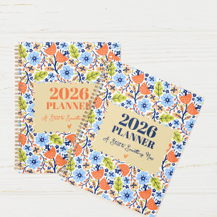 Planificateur floral mensuel et annuel personnalis