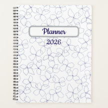 Planificateur floral – Thème floral élégant 