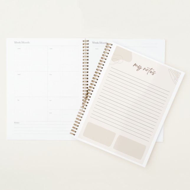 Planificateur Goodnotes non daté, (Devant avec enveloppe)