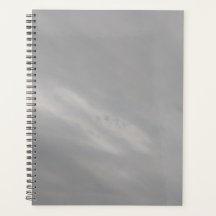 Planificateur gris, Amour pour ciel gris, bureau e