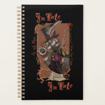 Planificateur hebdomadaire de lapin blanc