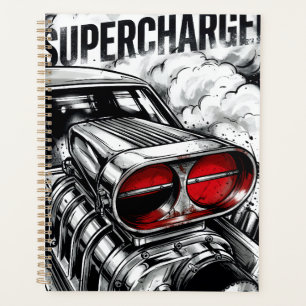 Planificateur Hebdomadaire Muscle Car Suralimenté