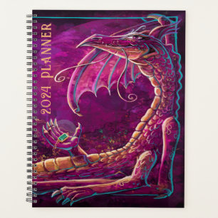 Planificateur Maroon Dragon