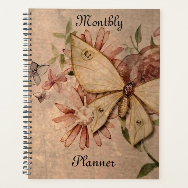 Planificateur mensuel vintage (Devant)