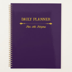 Planificateur Minimaliste Loyal Plum Gold