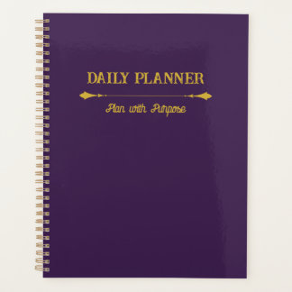 Planificateur Minimaliste Loyal Plum Gold