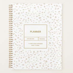 Planificateur Motif dalmate