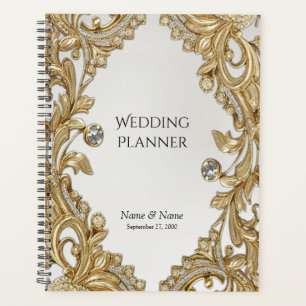 Planificateur or décoratif
