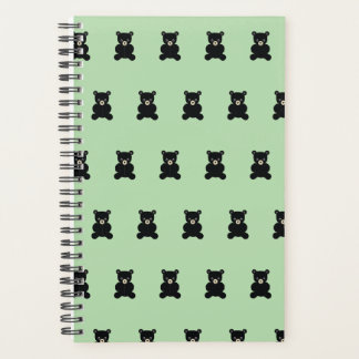 Planificateur Ours en Peluche Noir