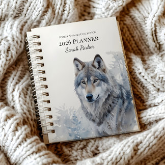 Planificateur personnalisé 2026 Animaux de la Forê