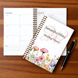 Planificateur Personnalisé Aquarelle Jardin de Ros