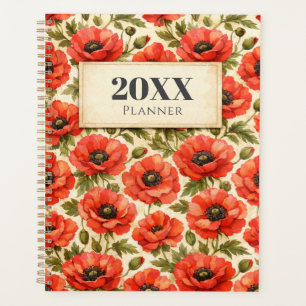 Planificateur personnalisé aux aquarelles de coque