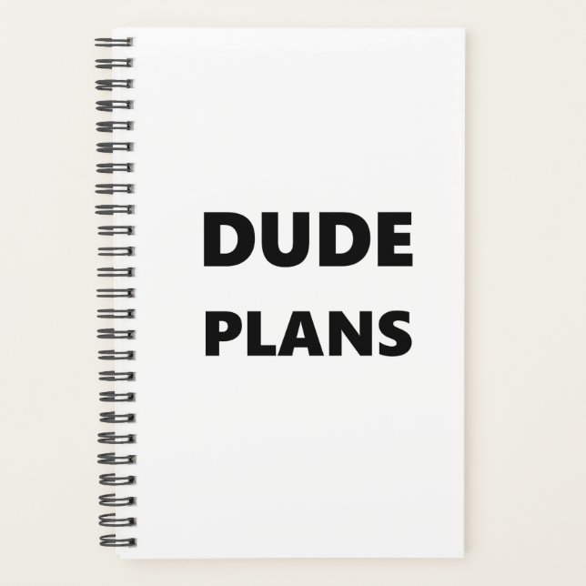 Planificateur Pour Hommes Plans Duds Police Noir B (Devant)