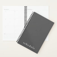 Planificateur professionnel gris