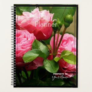 Planificateur quotidien avec Roses Roses - HAMbWG