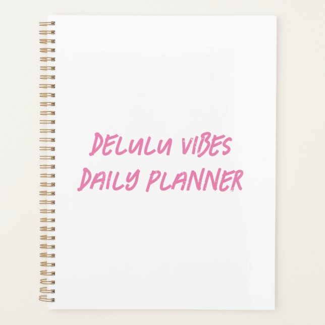 Planificateur quotidien Delulu (Devant)