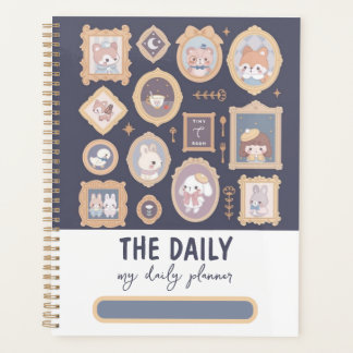 Planificateur quotidien mignon et sombre