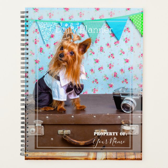 Planificateur quotidien - petit chien mignon - HAM (Devant)