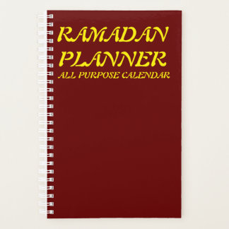 Planificateur Ramadan petit (5,5 po x 8,5 po)