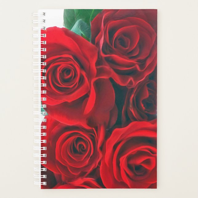 Planificateur Roses rouges (Devant)