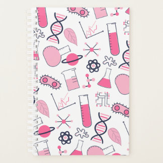 Planificateur scientifique rose
