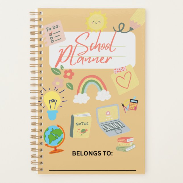 PLANIFICATEUR SCOLAIRE (Devant)
