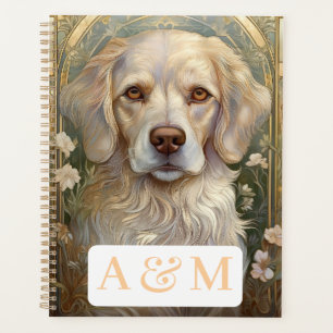 Planificateur Serene Dog personnalisé avec double