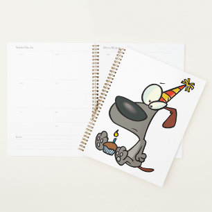 Planificateur Spiral Chien Anniversaire