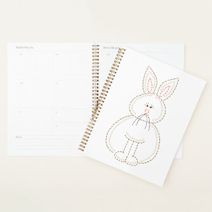 Planificateur Spiral De Lapin À Trait