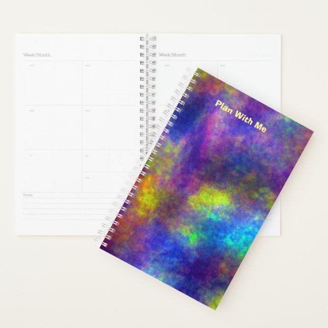 Planificateur Spiral De Travail De Dye (Devant avec enveloppe)
